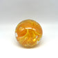 Orange Chaos Paperweight by Boise Art Glass