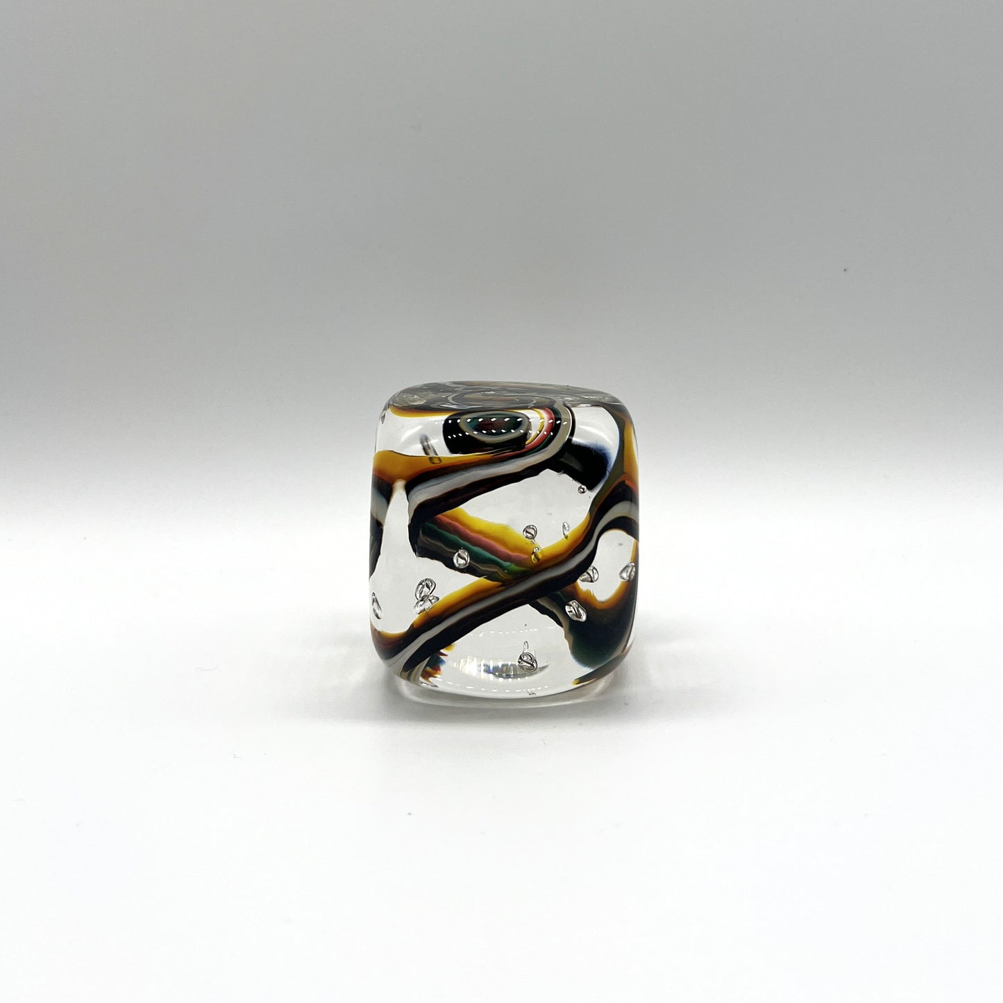 Cube Paperweight, Earth by Dottie Boscamp