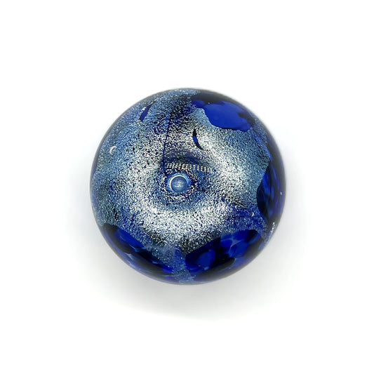 Dichroic Paperweight, Cobalt by Dottie Boscamp