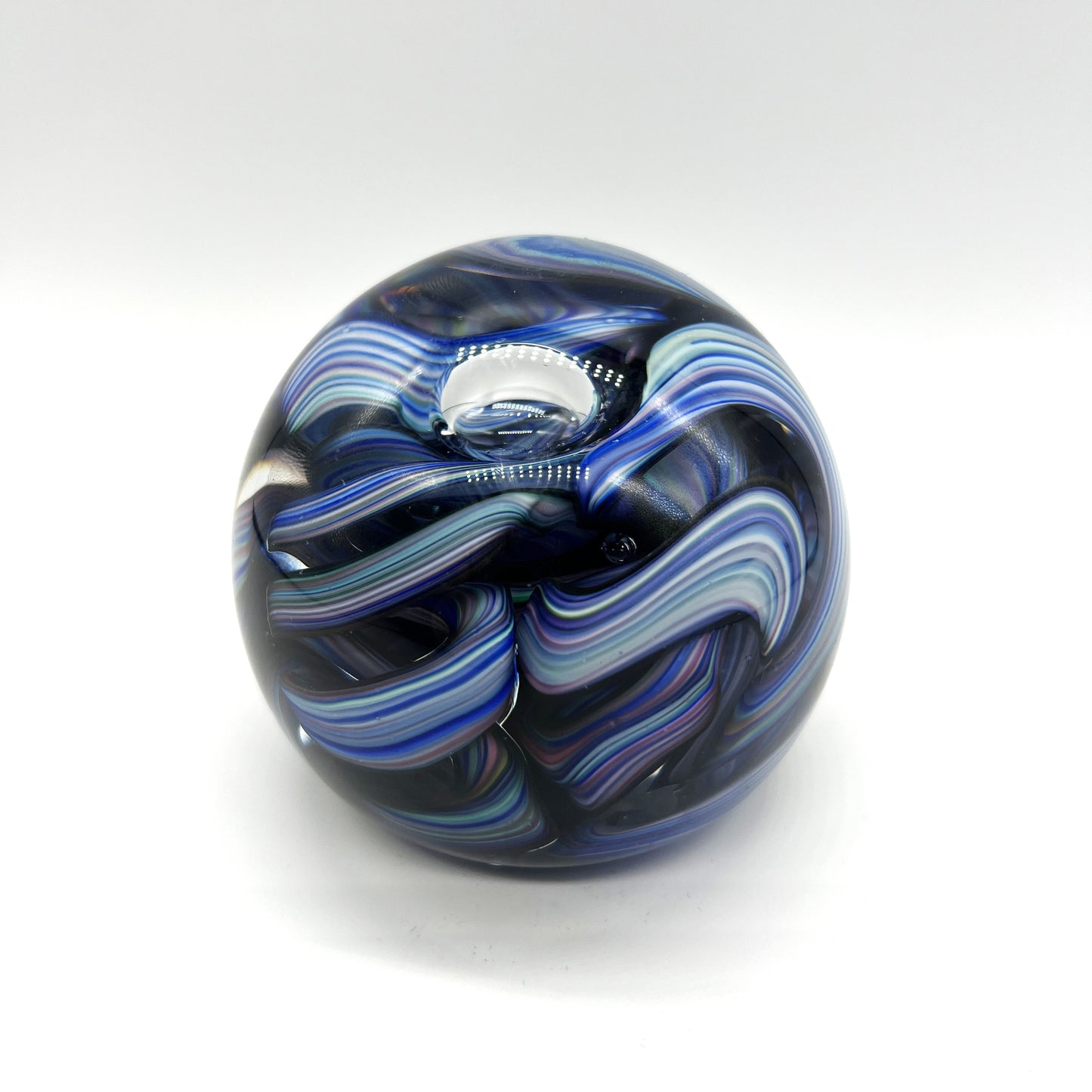 Ribbon Paperweight by Hudson Glass