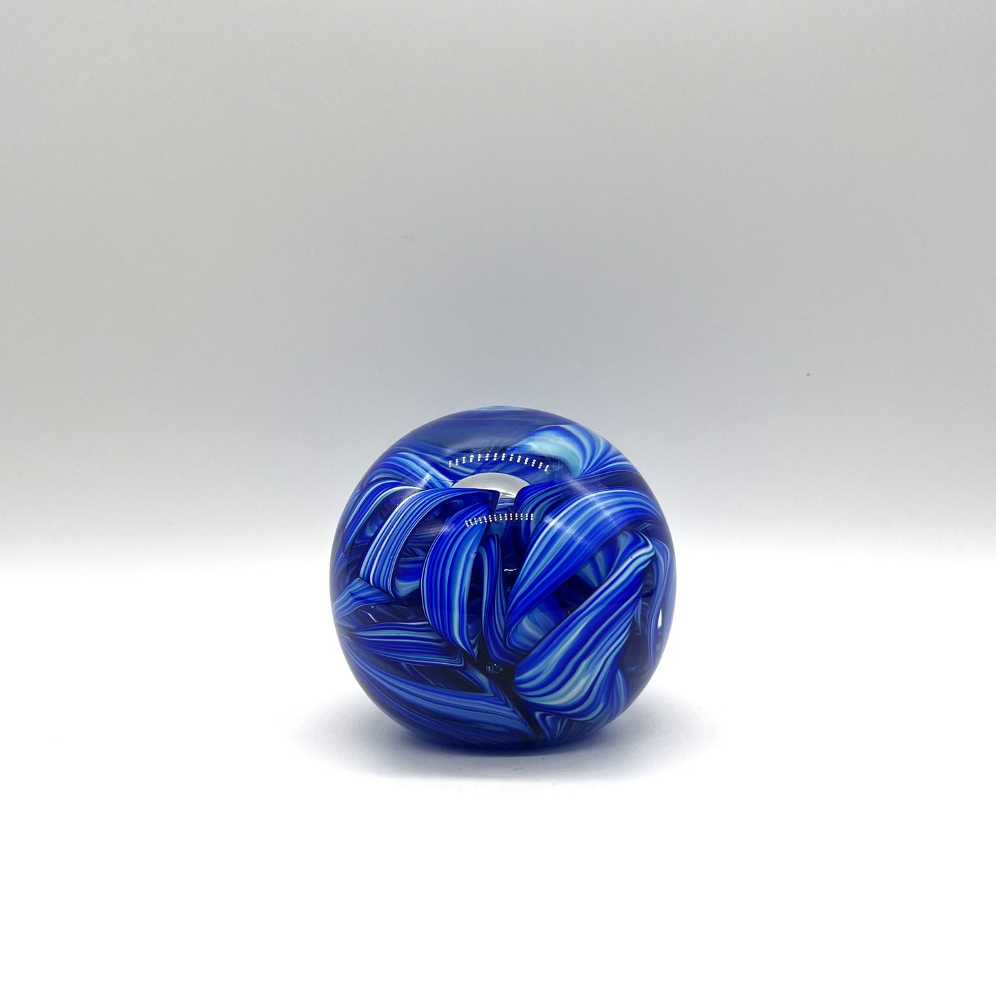 Ribbon Paperweight by Hudson Glass