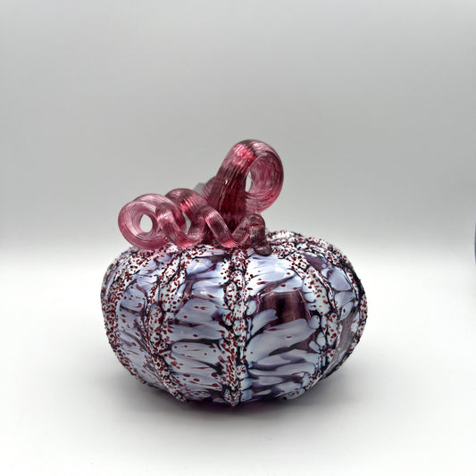 Cherry Blossom Pumpkin by Luke Adams Glass