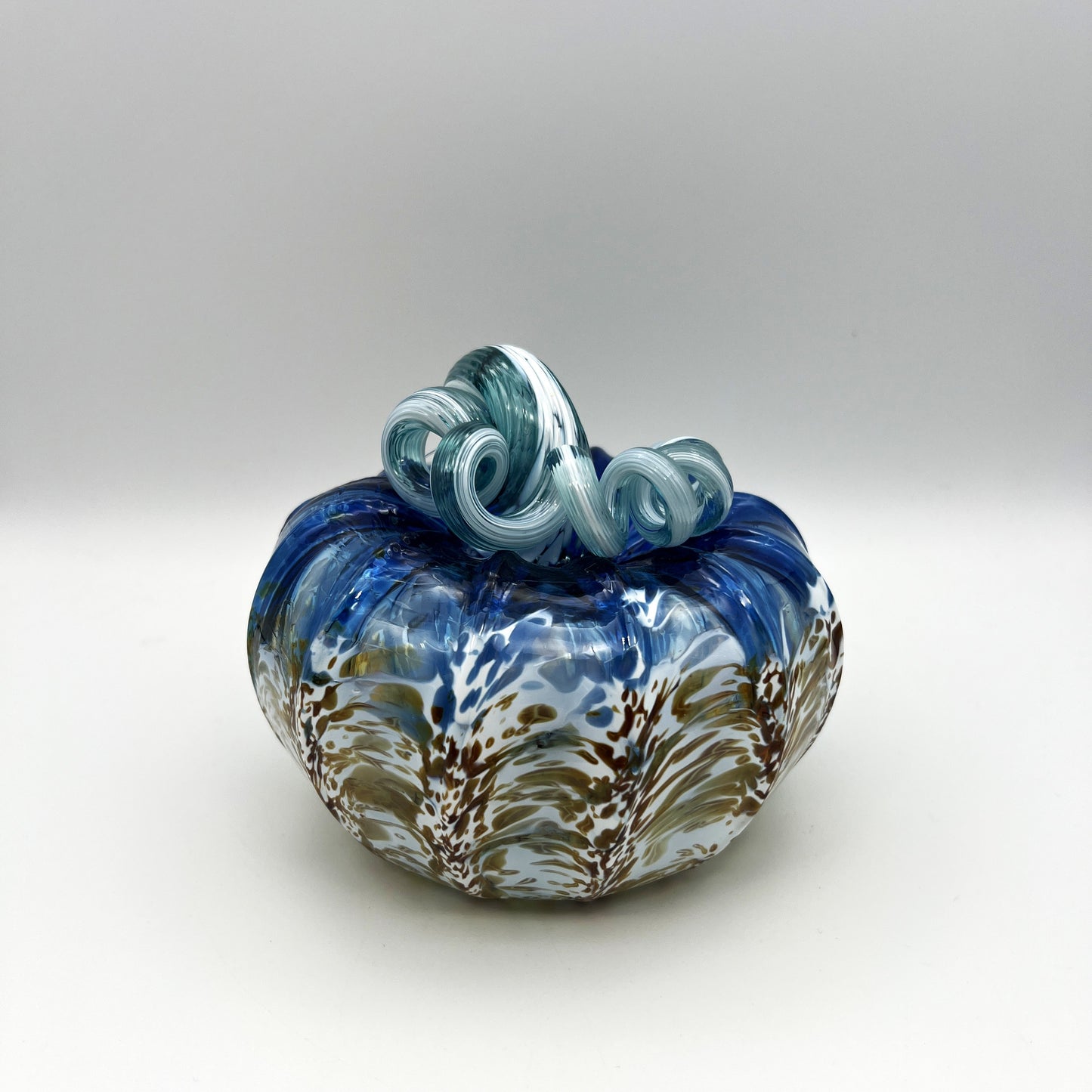 Beachy Pumpkin by Luke Adams Glass