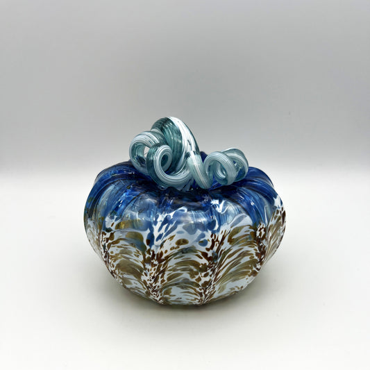 Beachy Pumpkin by Luke Adams Glass