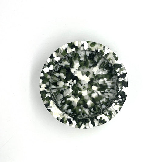 Cast Glass Jar with Lid by Benjamin Richgruber