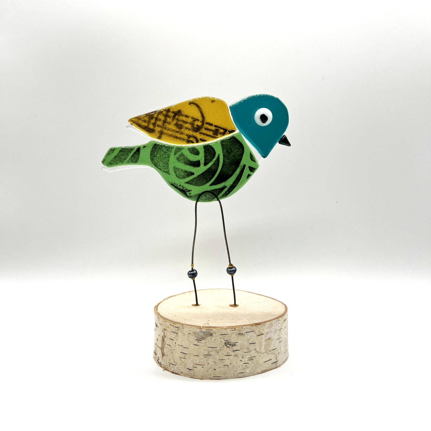Standing Bird by ABG Glass Arts