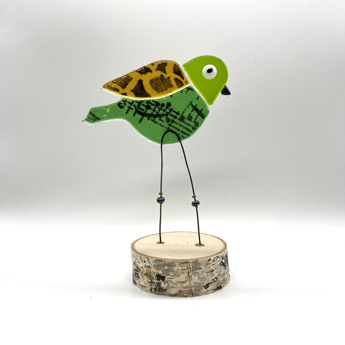 Standing Bird by ABG Glass Arts