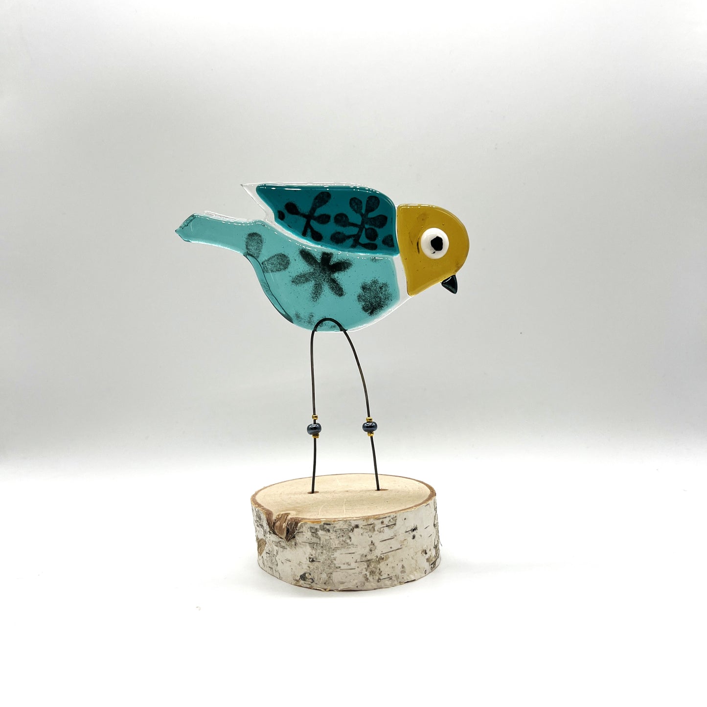 Standing Bird by ABG Glass Arts