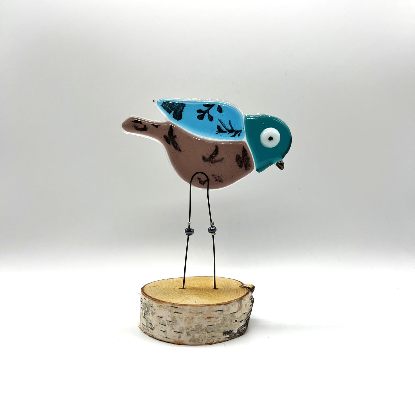 Standing Bird by ABG Glass Arts