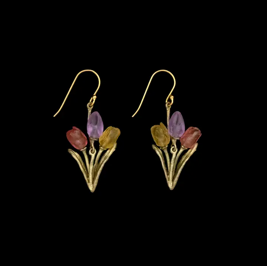 Tulip Earrings by Michael Michaud
