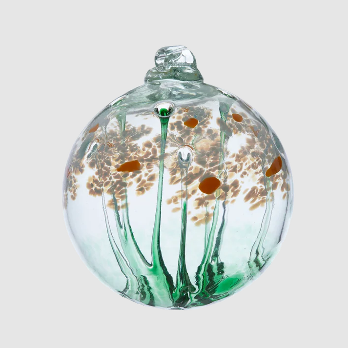 Blossom Ball Ornaments by Kitras Art Glass