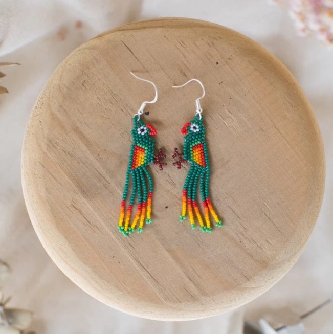 Parrot Earrings by Mother Sierra