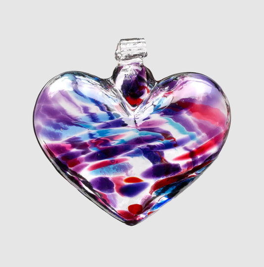 Heart Ornaments by Kitras Art Glass