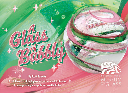 "A Glass of Bubbly" by Scott Garrelts- 2022 Annual Holiday Paperweight