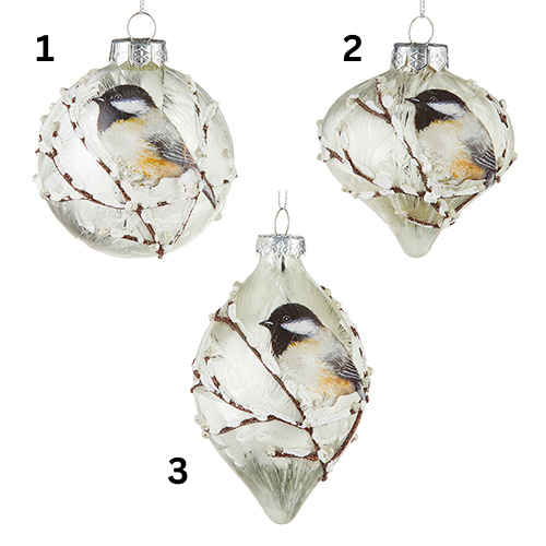 3" Chickadee Ornament by RAZ Imports