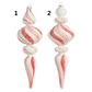 9.5" Peppermint Finial Ornaments by RAZ Imports