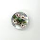 Daisies on Clear Paperweight by William Manson