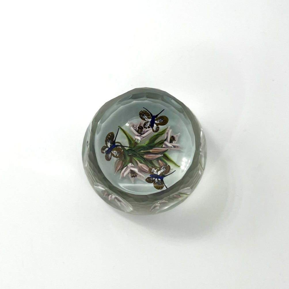 Lily Column Paperweight by William Manson