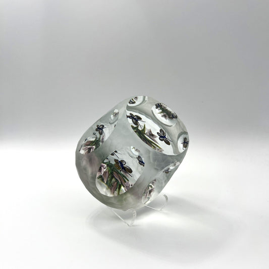 Lily Column Paperweight by William Manson