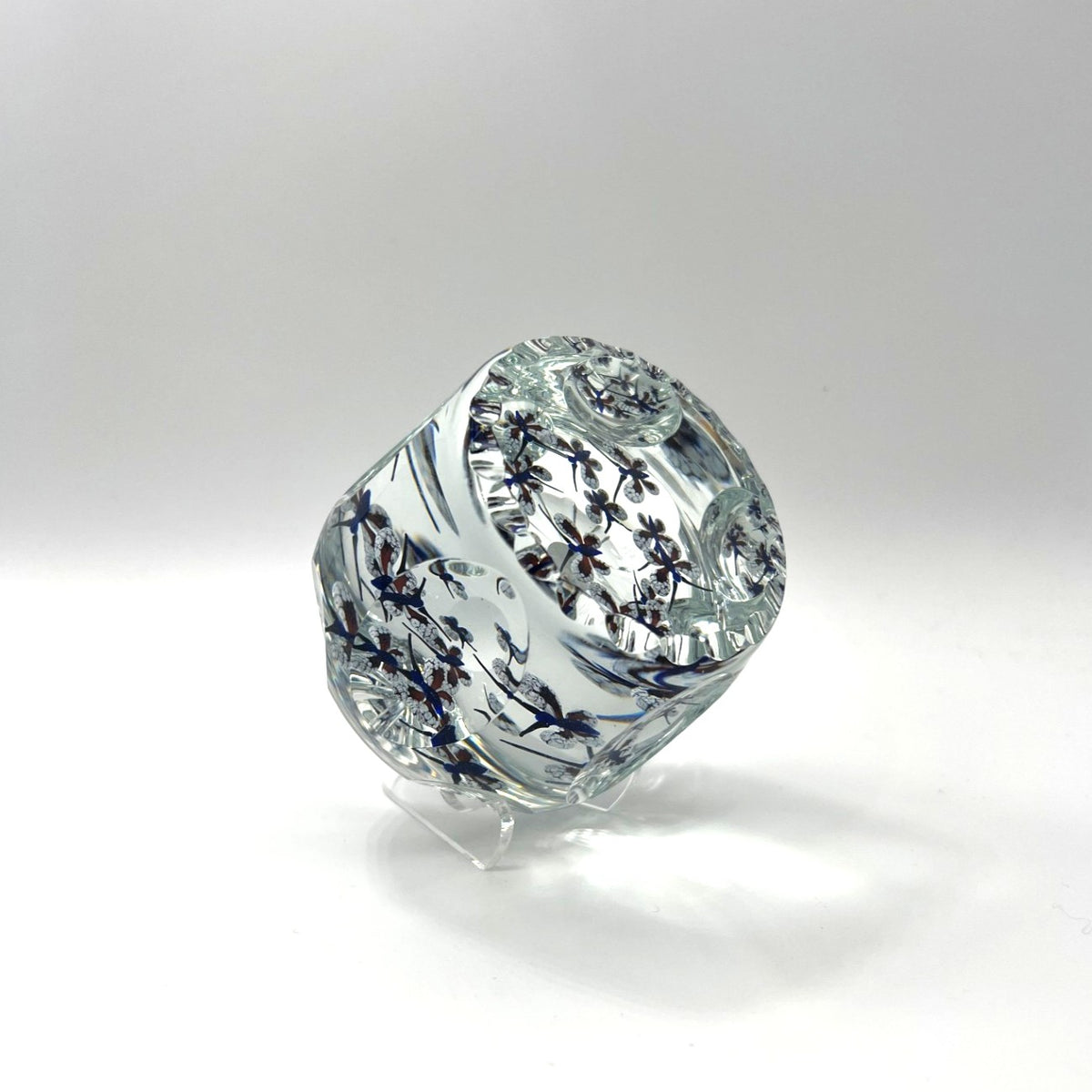 Butterfly Column Paperweight by William Manson