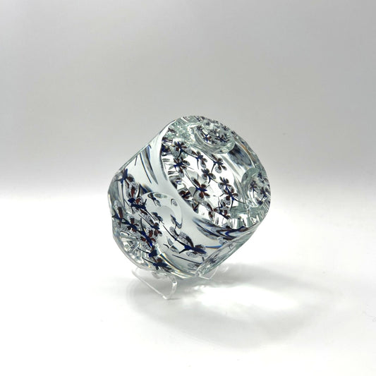 Butterfly Column Paperweight by William Manson
