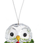 Holiday Wreath Owl Ornament by GANZ