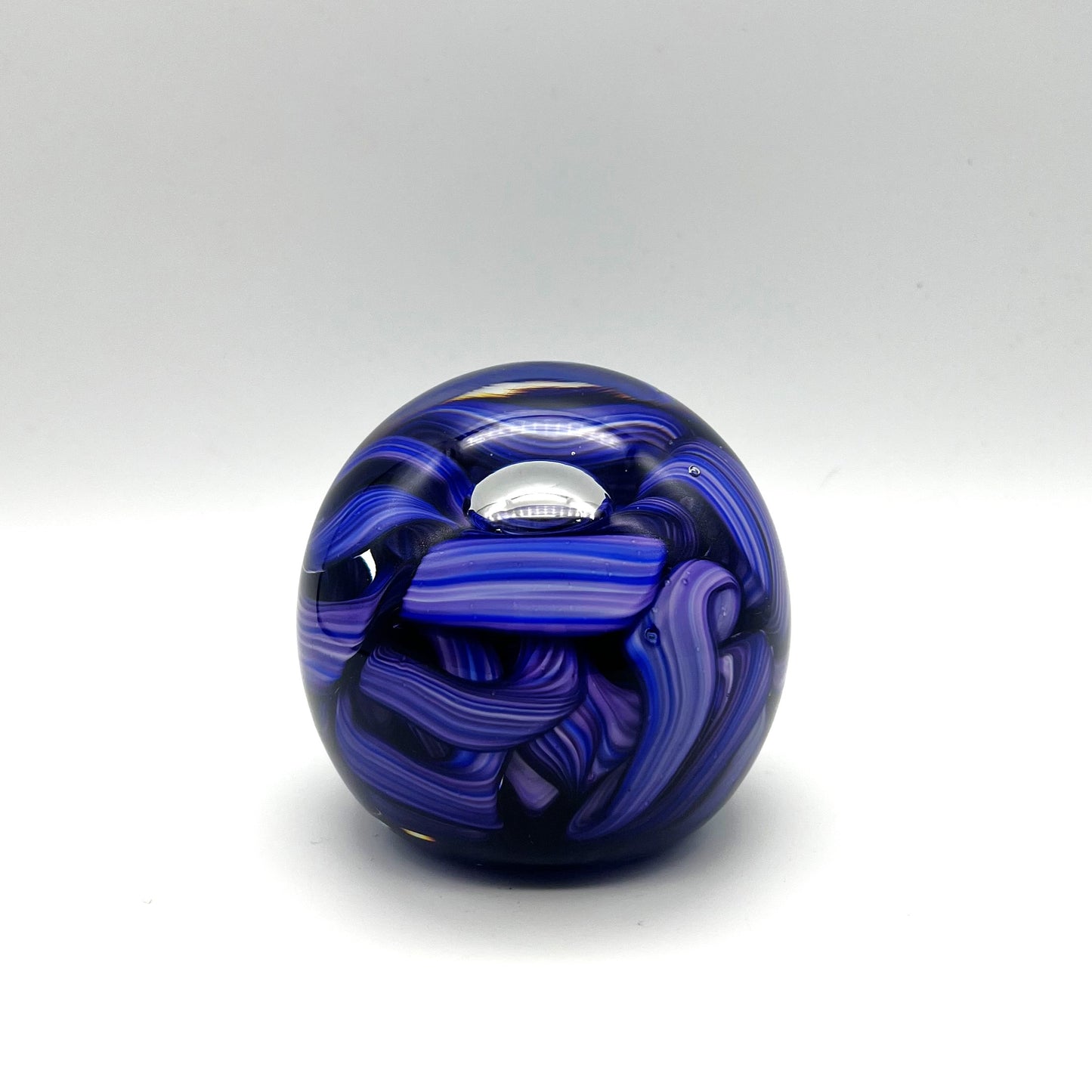 Ribbon Paperweight by Hudson Glass