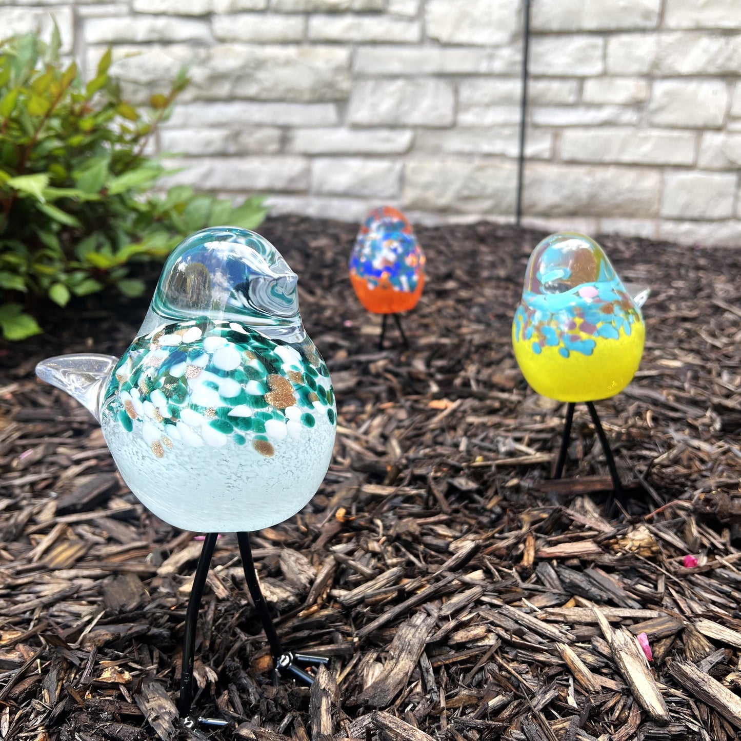 Glass Bird Sculpture