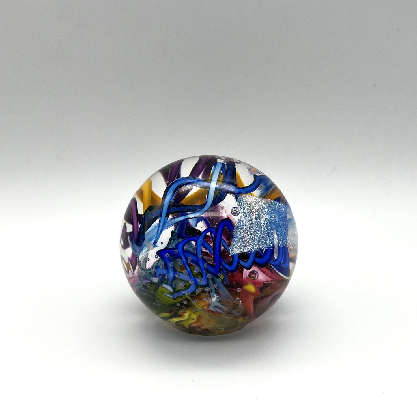 Multiverse Paperweights, Small by Tropical Iceberg Glass