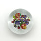 Floral Bouquet on White Paperweight by Ken Rosenfeld