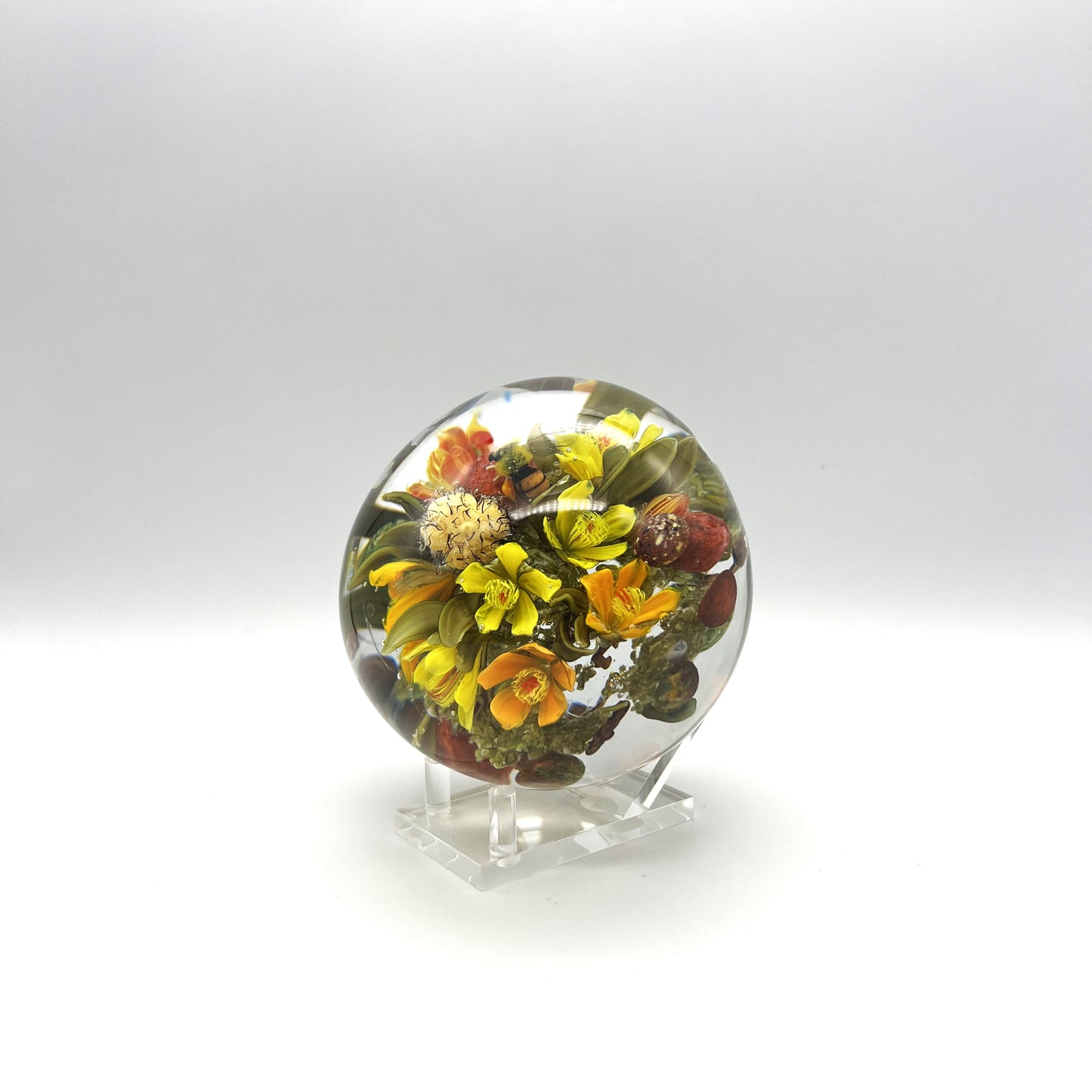 "Emily Dickinson's Garden" Paperweight 2024 by Paul Stankard