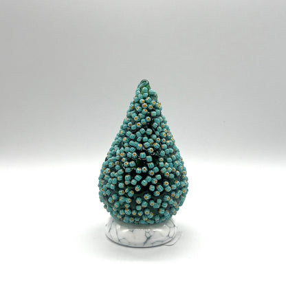 Millefiori Christmas Tree by Vitrix Hot Glass Studio