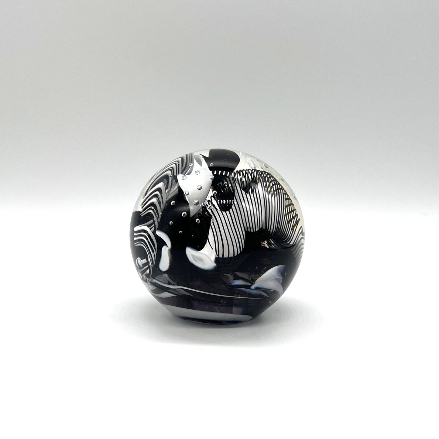 Multiverse Paperweight [Tropical Iceberg Glass; Georgetown, ON, Canada]