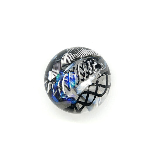 Multiverse Paperweight [Tropical Iceberg Glass; Georgetown, ON, Canada]