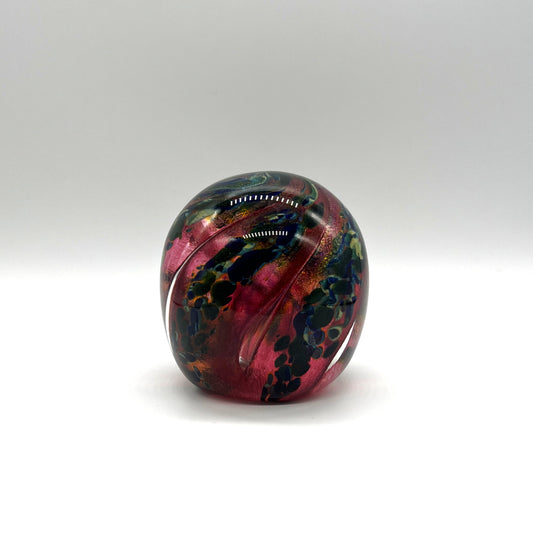 Paperweight, Cased - Wine Red [Callahan Mtn. Studios; Springdale, Arizona]