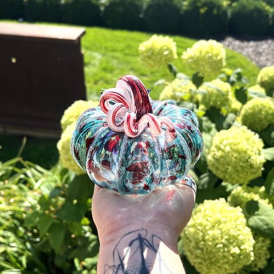 Winter Pumpkin by Luke Adams Glass
