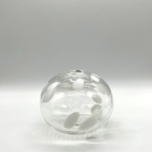 Spotty Body Ball Vase by Kathryn Adams Glass