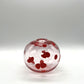 Spotty Body Ball Vase by Kathryn Adams Glass