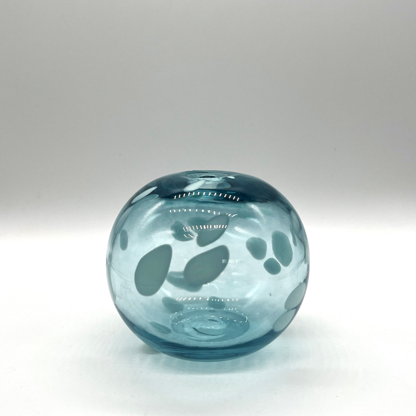 Spotty Body Ball Vase by Kathryn Adams Glass