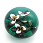 Pansy on Jade Paperweight by William Manson