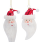 Santa Head Ornament by Melrose Intl.