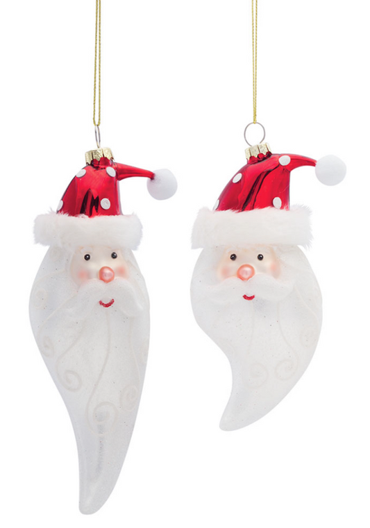 Santa Head Ornament by Melrose Intl.