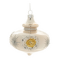 Reflector Ornament - White/Gold by Melrose Intl.