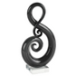 The Note, Black & White Sculpture by Badash Crystal