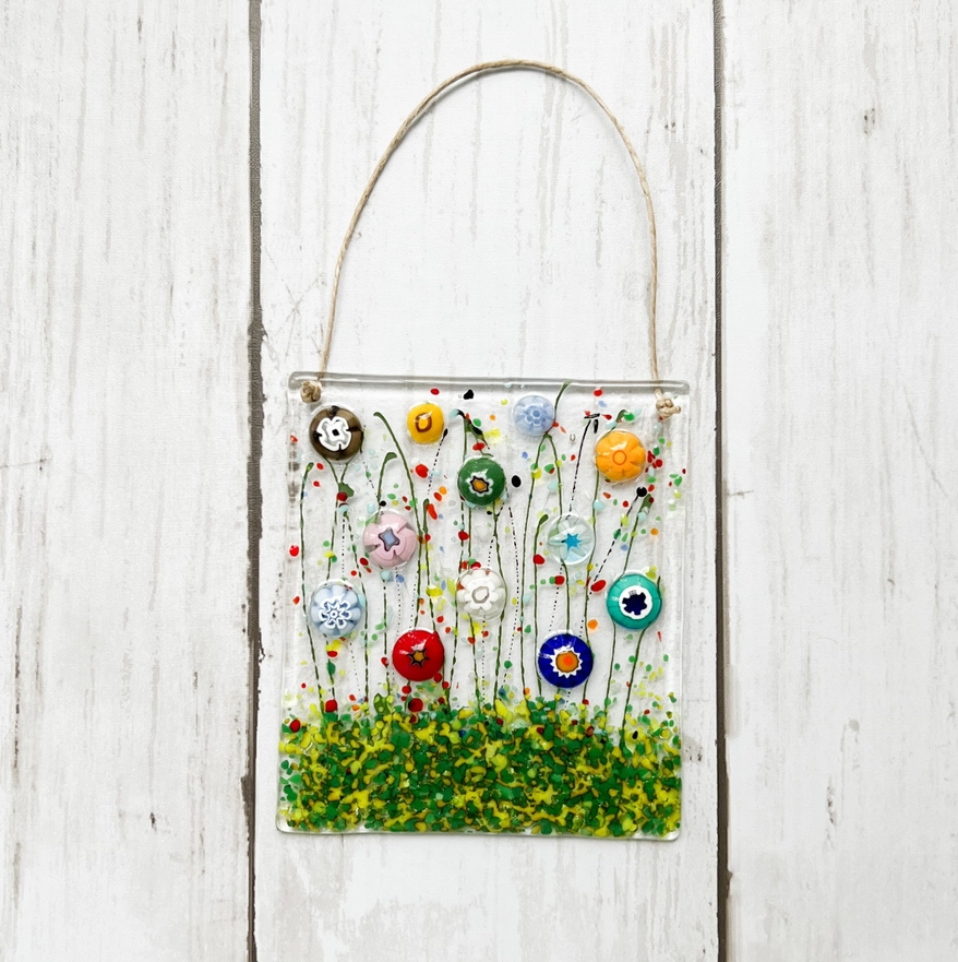 Wildflower Suncatcher by Glass Girl Studio