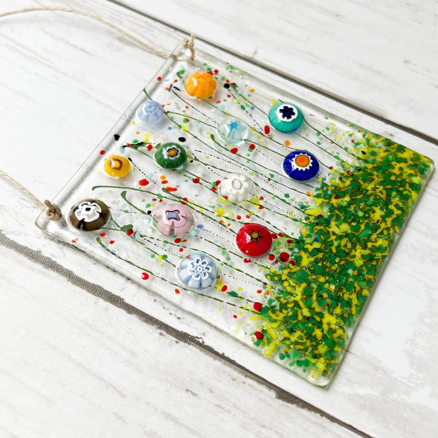 Wildflower Suncatcher by Glass Girl Studio