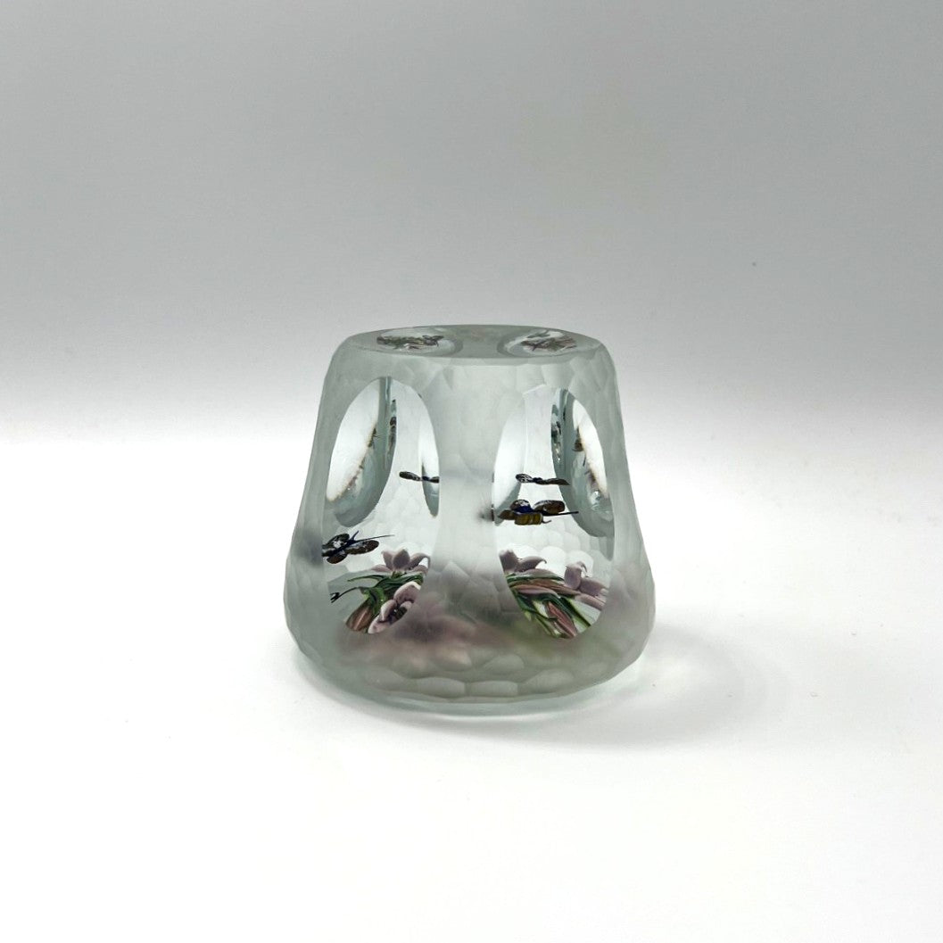 Lily Column Paperweight by William Manson