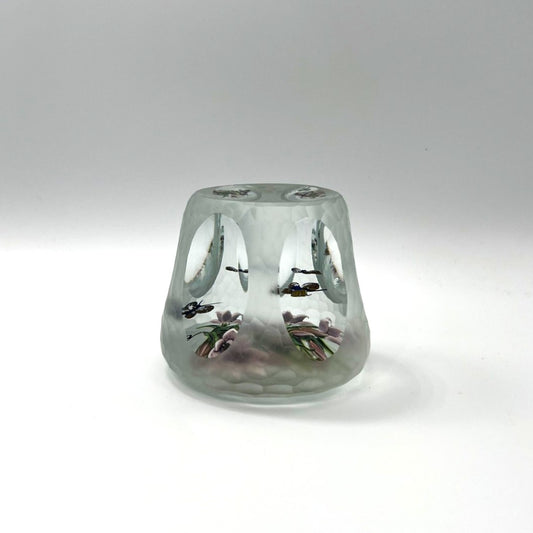 Lily Column Paperweight by William Manson