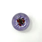 Battuto Christmas Flowers on Lilac Paperweight by William Manson