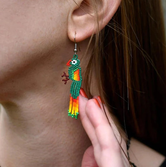 Parrot Earrings by Mother Sierra